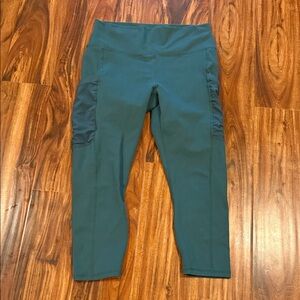 Fabletics Teal and Gray Leggings